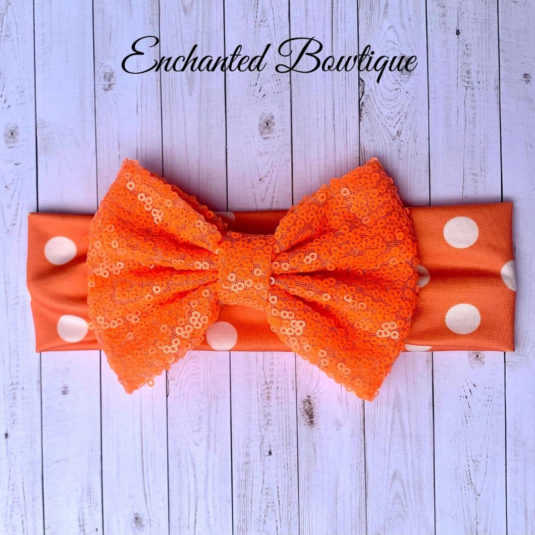 Evelynn Headband - Neon Orange