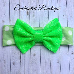 Evelynn Headband - Neon Green